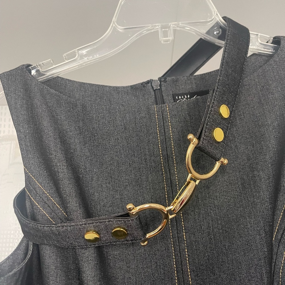 Cache Contour Collection Midi Sleeveless Dress Gr… - image 5